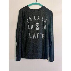 Fifth Sun charcoal gray holiday pullover